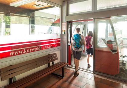 Einstig in die Kurwaldbahn